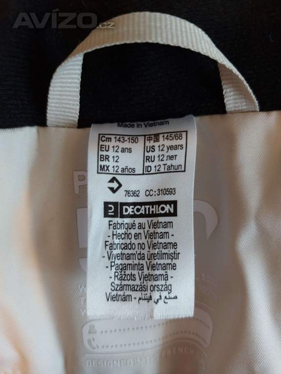 Foto inzerátu Zimní lyžařská dívčí bunda vel. 146