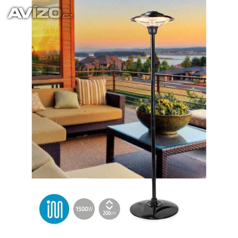 venkovní halogenové topidlo