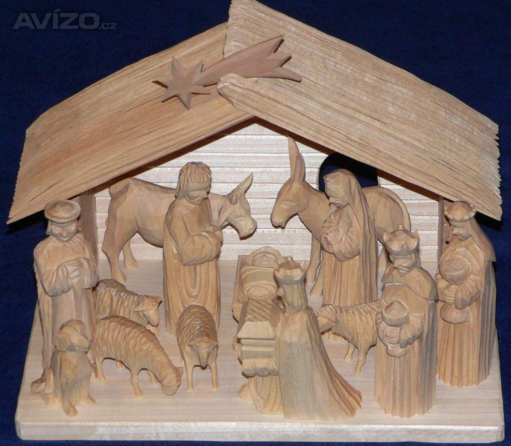 Foto inzerátu Ručně vyřezávané betlémy ze dřeva