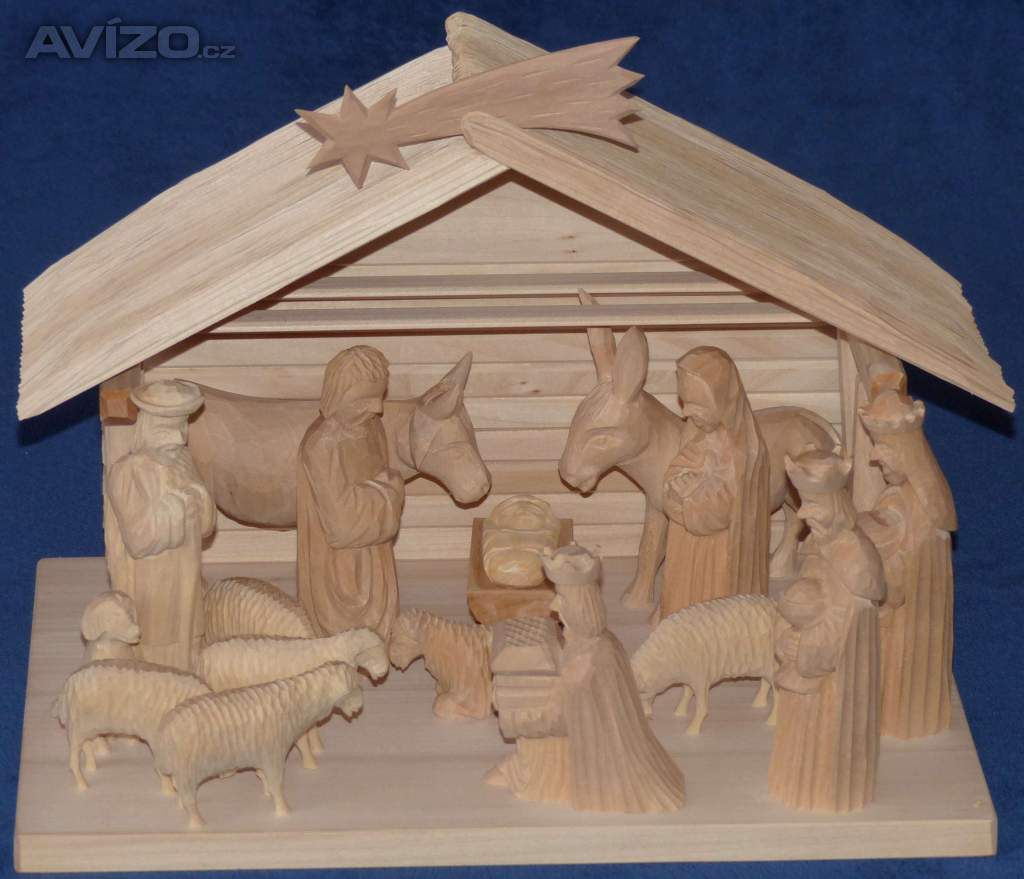 Foto inzerátu Ručně vyřezávané betlémy ze dřeva