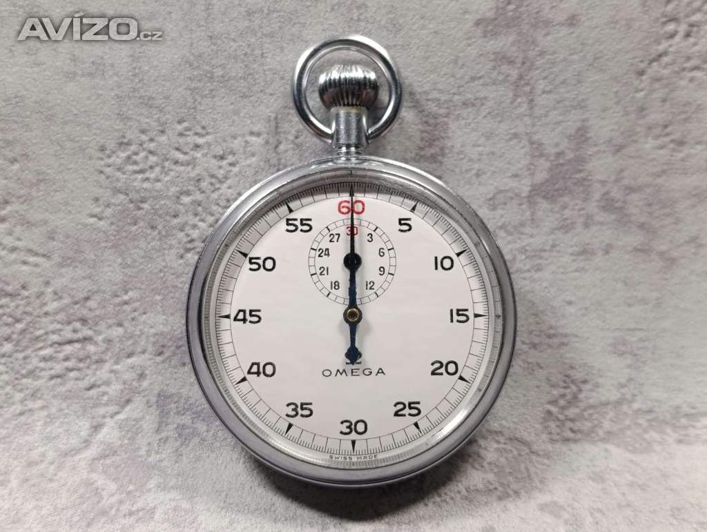 Krásné a zachovalé staré švýcarské stopky OMEGA