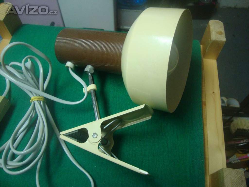 Foto inzerátu Retro lampa lampička klip skřipec na stůl NAPAKO Hůrka