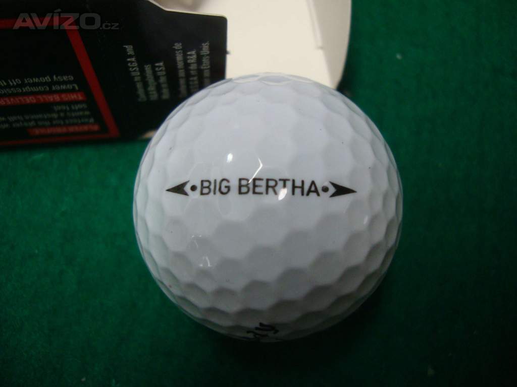 Foto inzerátu Golfové míčky Callaway Big Bertha nové v krabičce 12ks