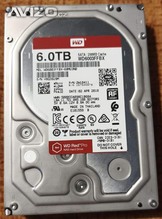 HDD WD Red Pro 6 TB