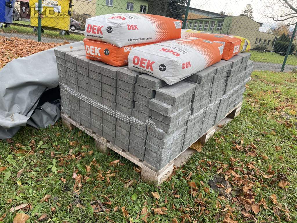 Dlažba 10m2 nova 20/10/4cm