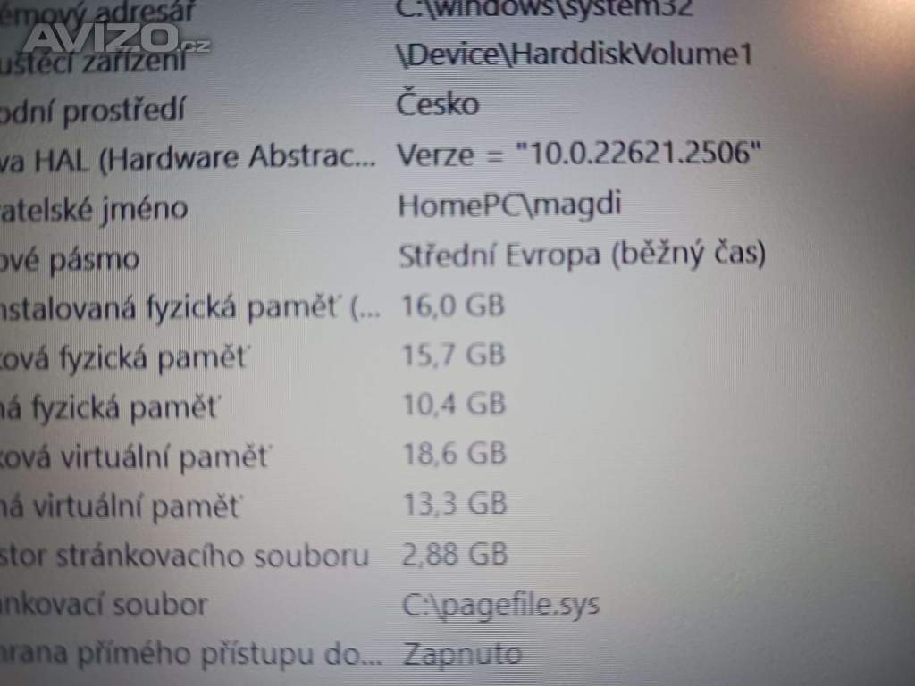 Foto inzerátu Notebook HP …15-dw3601nc (4S1S8EA BCM)
