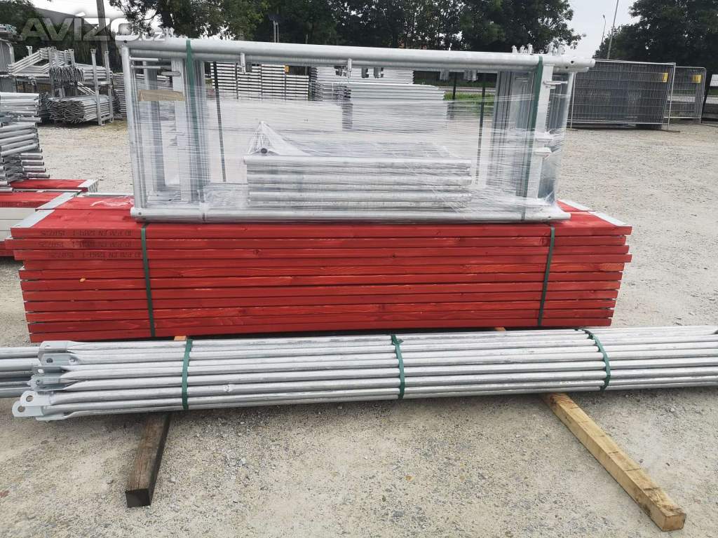Foto inzerátu Plettac štítové lešení – nové zboží, pevná ocel 10,30 X 12,50