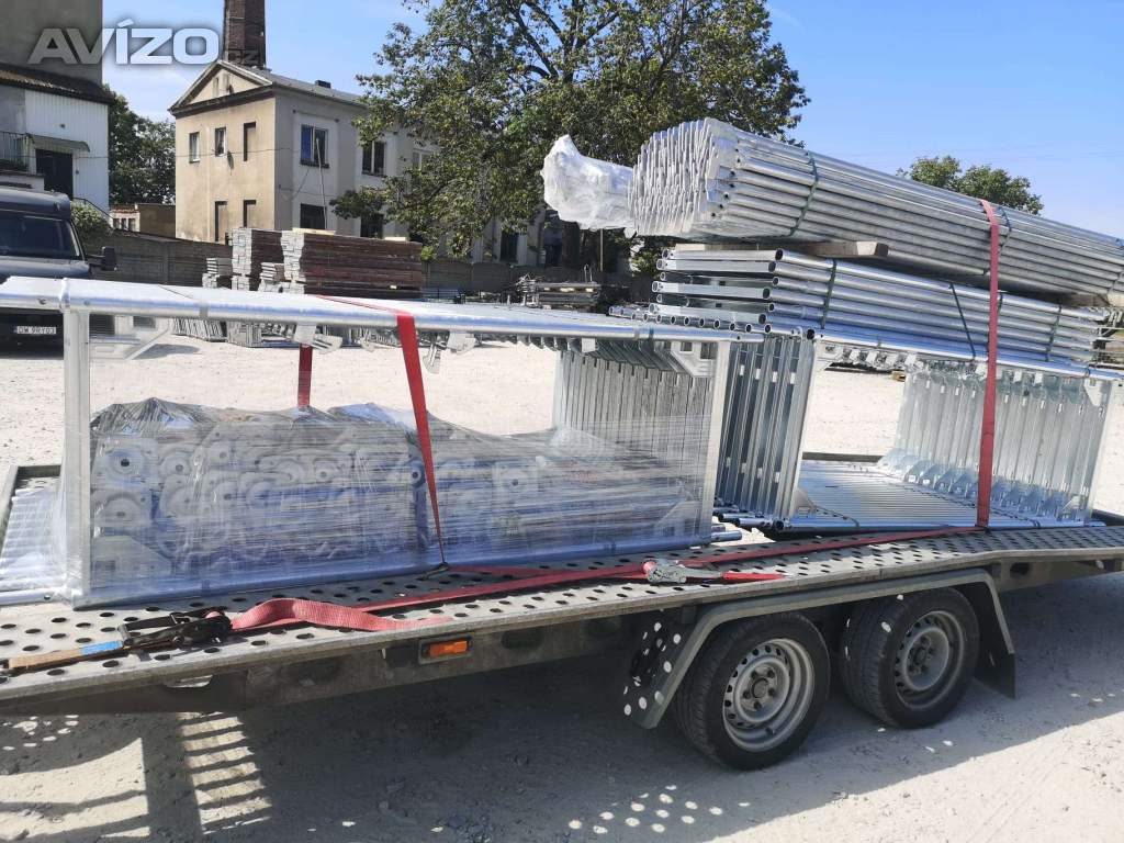 Foto inzerátu Ocelové fasádní lešení BAUMANN – kompletní sada + doprava 6,3X15,35=96 M2