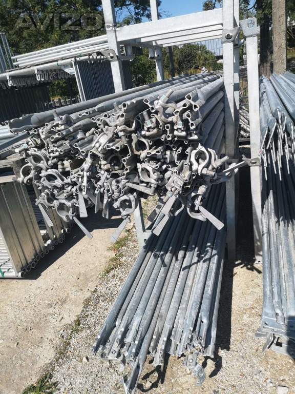 Foto inzerátu Ocelové fasádní lešení BAUMANN – kompletní sada + doprava 6,3X15,35=96 M2