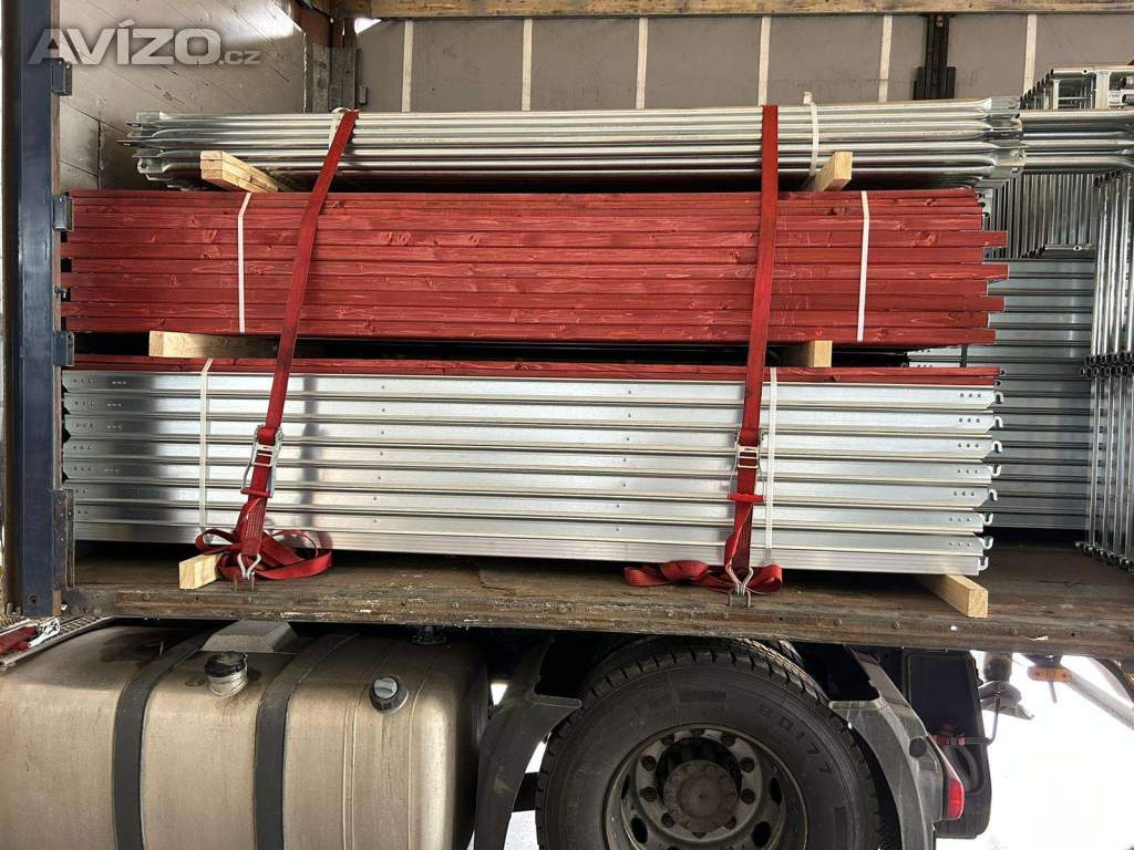 Foto inzerátu Ocelové fasádní lešení BAUMANN – kompletní sada + doprava 6,3X15,35=96 M2