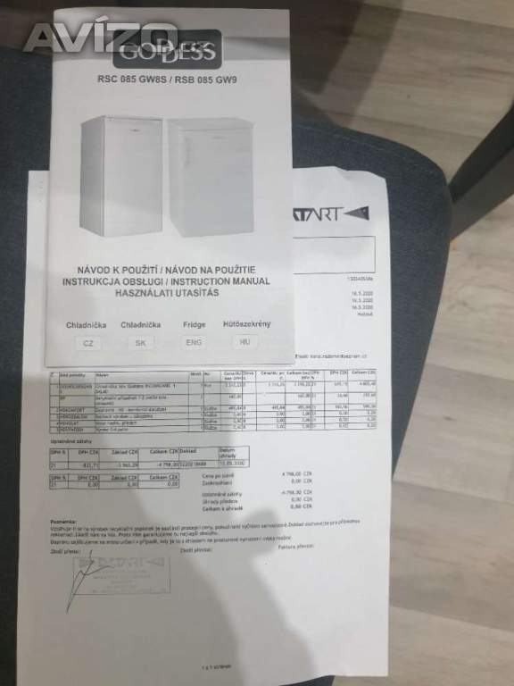 Foto inzerátu Chladnička s výparníkem - Ostrava 