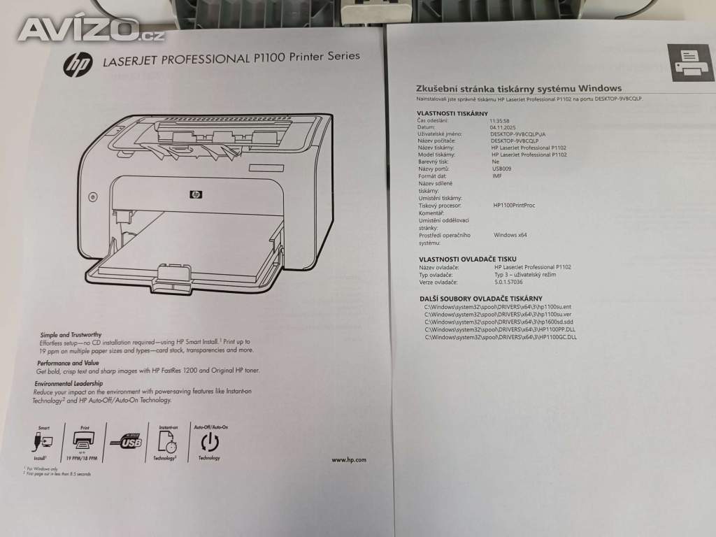 Foto inzerátu Prodám tiskárnu