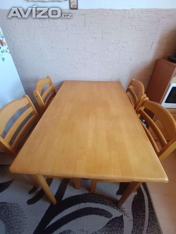 Jidelní set - stůl + 4 židle