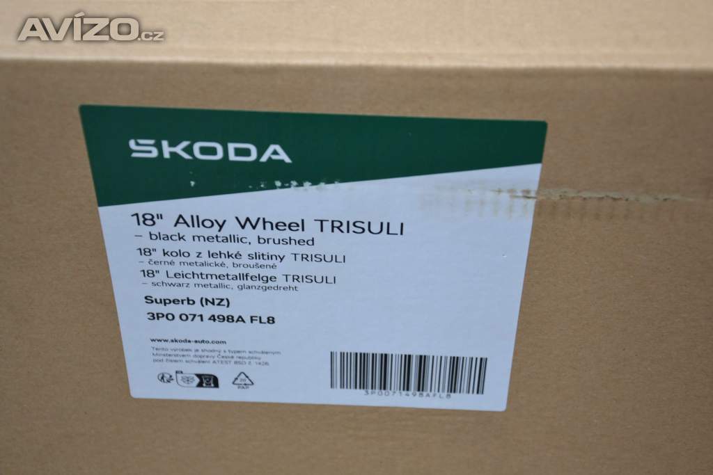 Foto inzerátu Škoda Superb III/IV/VW Passat B8-NOVÉ orig.Alu 18-8x18,ET44