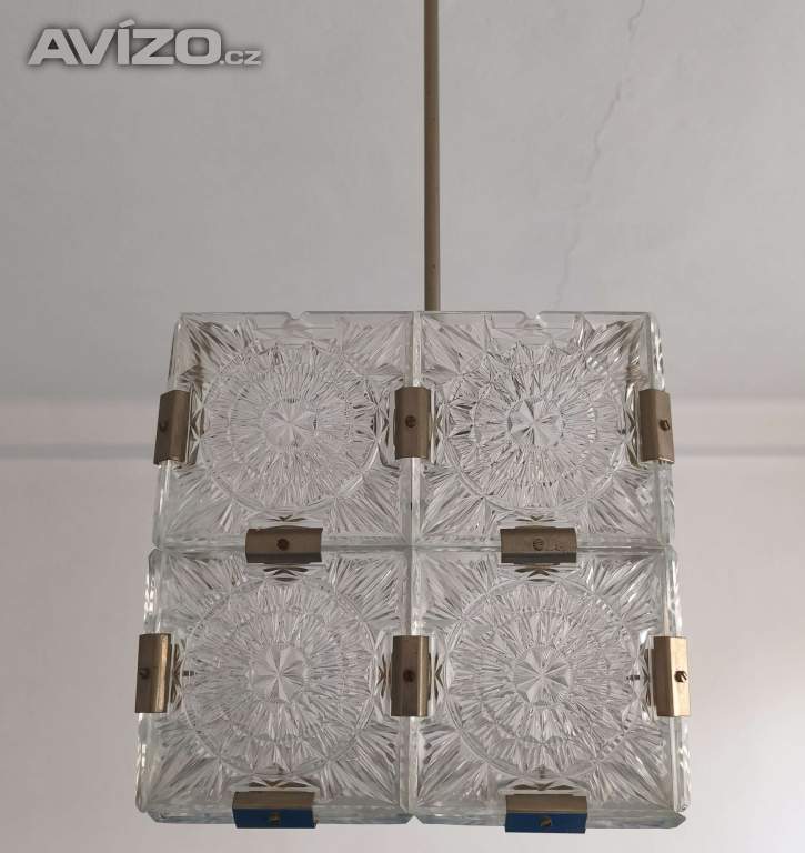 Designový lustr kostka Kamenický Šenov