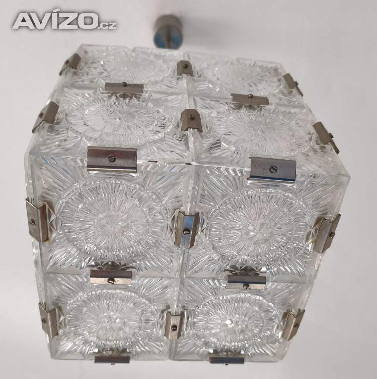 Foto inzerátu Designový lustr kostka Kamenický Šenov