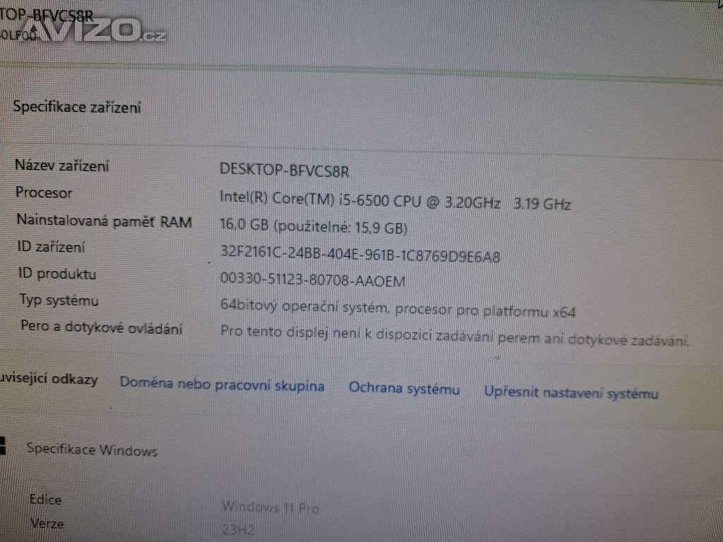 Foto inzerátu Lenovo ThinkCentre M910s i5/16 GB/SSD 256GB/záruka