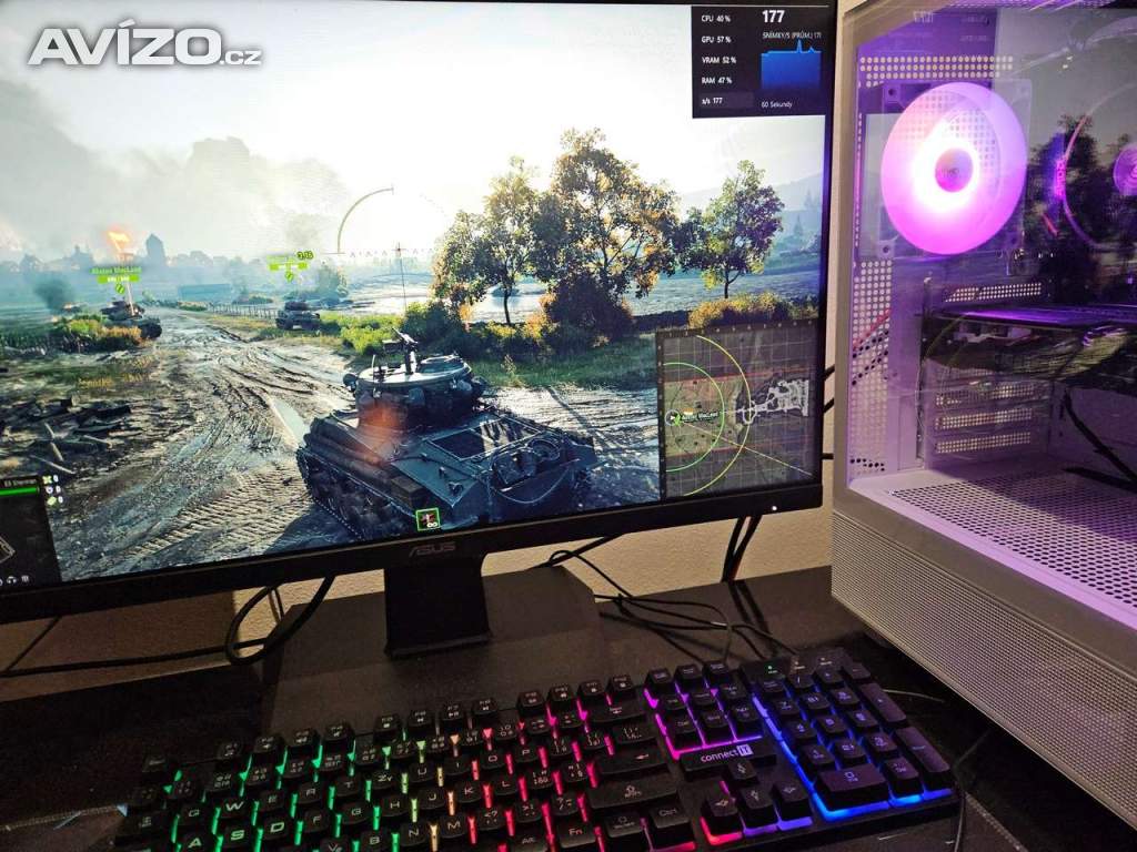 Foto inzerátu 🔥 Herní PC Ryzen 5 | GTX 1660 SUPER | 16GB RAM | 1TB SSD | ARGB | WiFi | NOVÉ