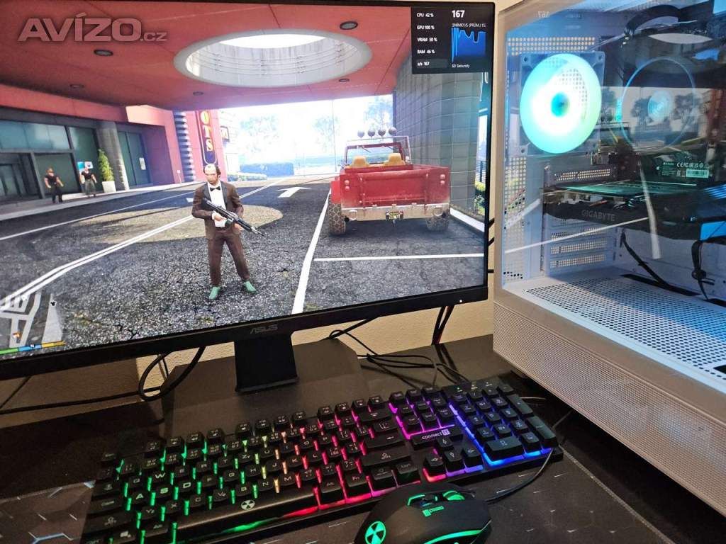 Foto inzerátu 🔥 Herní PC Ryzen 5 | GTX 1660 SUPER | 16GB RAM | 1TB SSD | ARGB | WiFi | NOVÉ