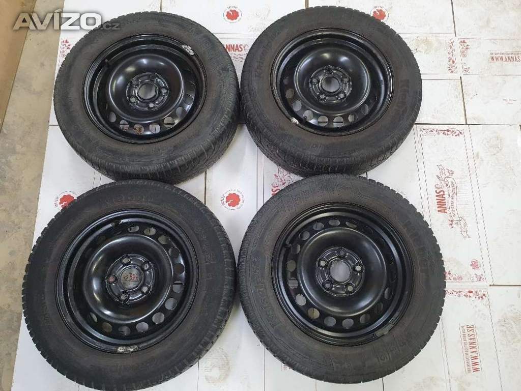 Plechové disky sada-4ks na Škoda Octavia II, 6Jx15 ET47 