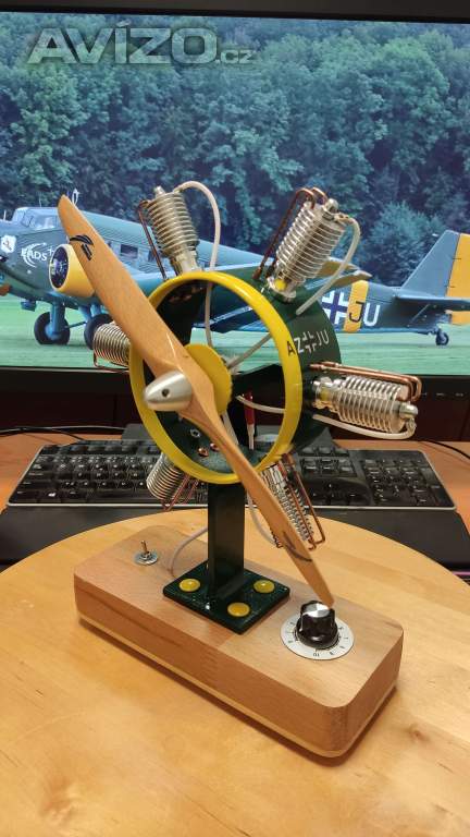 DIY stolní větrák - styl Junkers Ju52 CASA 325L