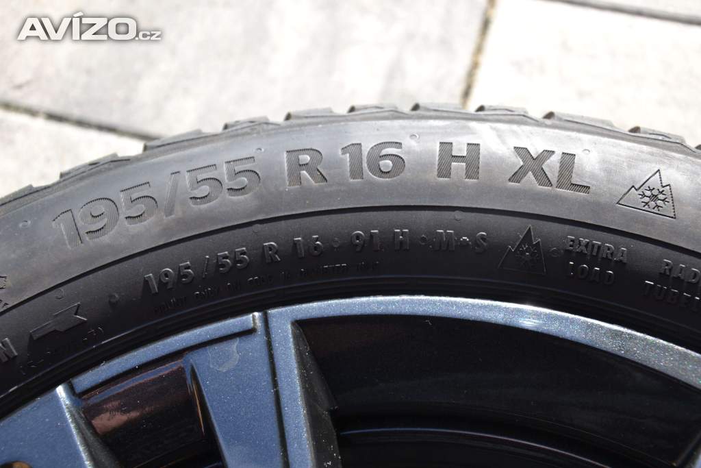 Foto inzerátu Š.Fabia IV/VW Polo. S.Ibiza -NOVÁ zimní ALU sada 195/55R16