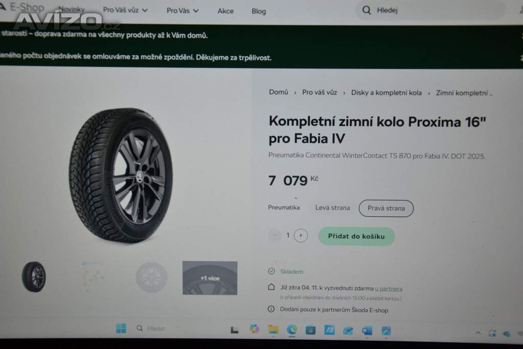 Foto inzerátu Š.Fabia IV/VW Polo. S.Ibiza -NOVÁ zimní ALU sada 195/55R16