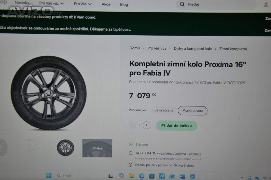 Foto inzerátu Š.Fabia IV/VW Polo. S.Ibiza -NOVÁ zimní ALU sada 195/55R16