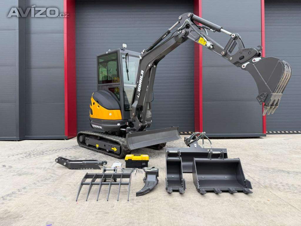 Foto inzerátu Pásový minibagr GORILA G27SE PRO CAB !PŘEDVÁNOČNÍ SLEVA 128 000,- Kč!!