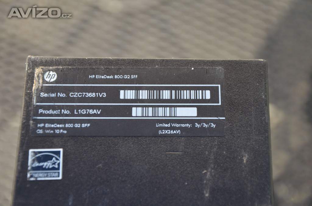 Foto inzerátu HP EliteDesk 800 G2 SFF i5/16 GB/SSD128+500GB/záruka