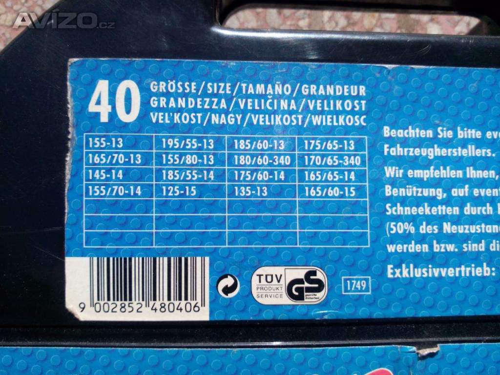 Prodám sněhové řetězy