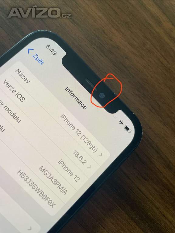 Foto inzerátu iPhone 12 (128gb)