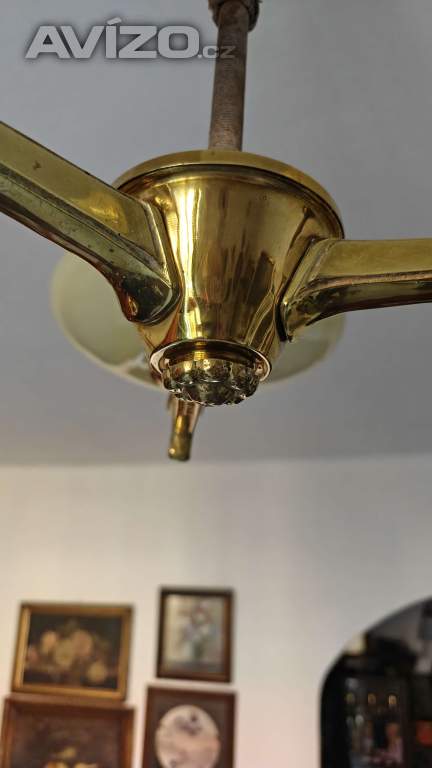 Foto inzerátu Mosazný lustr 1.republika