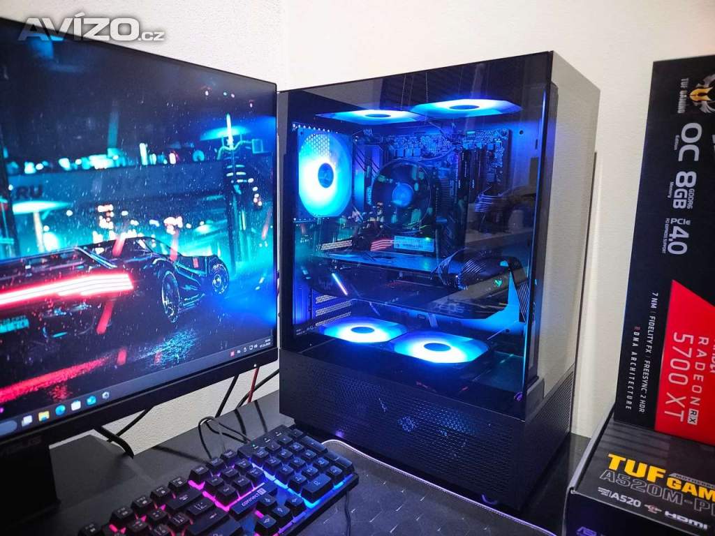 Foto inzerátu 🔥 Herní PC Ryzen 5 | RX5700XT | 16GB RAM | 1TB SSD | WiFi | ARGB | NOVÉ