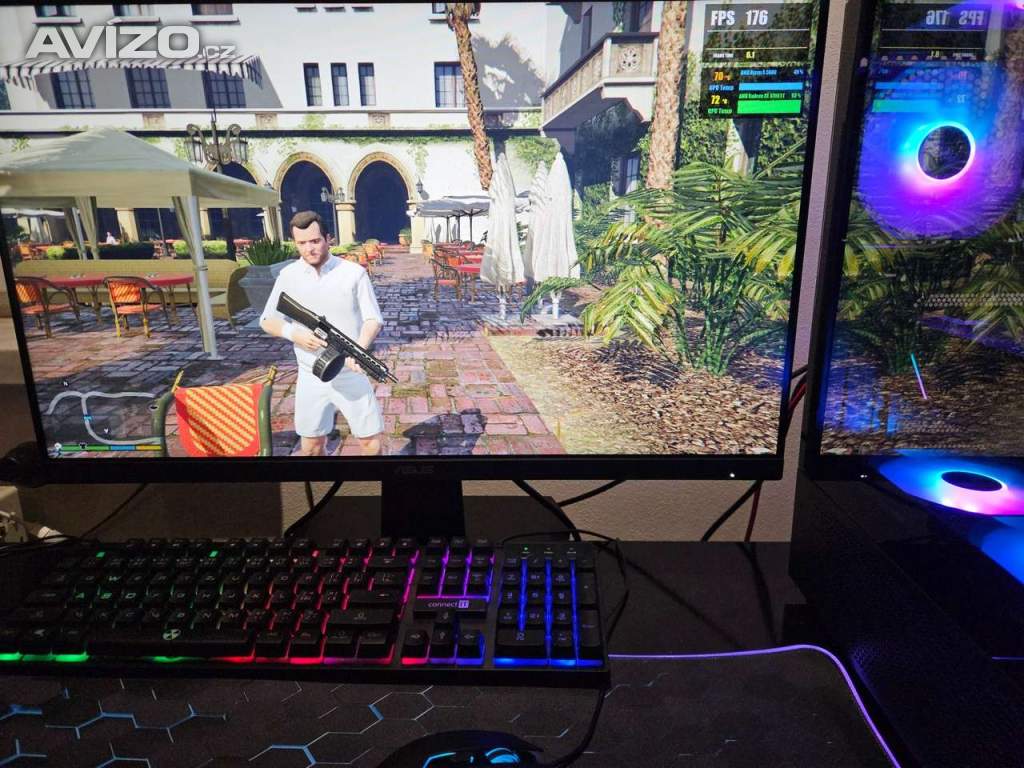 Foto inzerátu 🔥 Herní PC Ryzen 5 | RX5700XT | 16GB RAM | 1TB SSD | WiFi | ARGB | NOVÉ