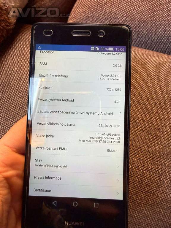 Foto inzerátu Huawei P8 lite