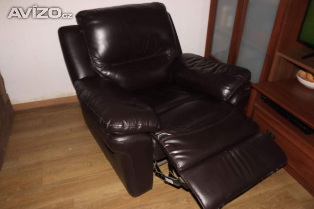 Foto inzerátu Prodám kožené křeslo