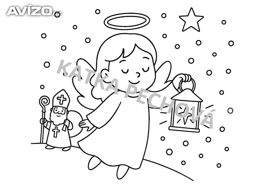 Foto inzerátu Mikulášské omalovánky