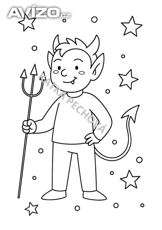 Foto inzerátu Mikulášské omalovánky