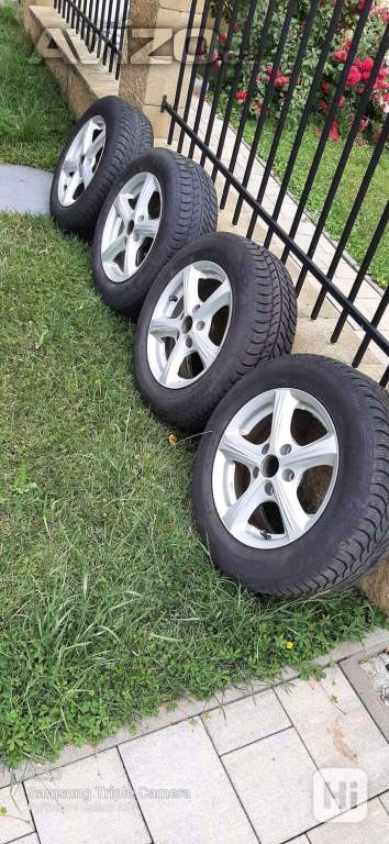 Prodám 4 kusy zimních pneu + kola z lehkých slitin