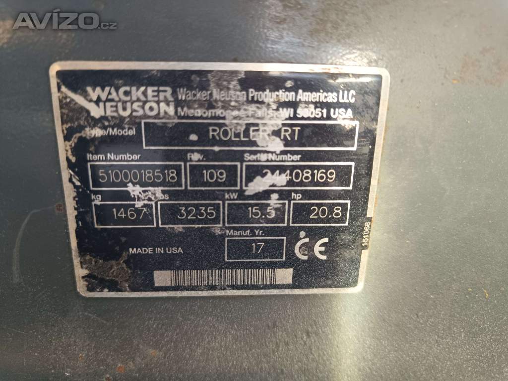 Foto inzerátu Vibrační válec Wacker Neuson RTKx-SC 3 - motor KUBOTA