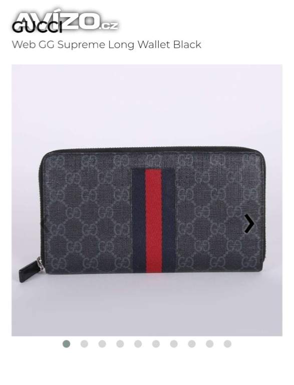 Peněženka unisex Gucci GG supreme