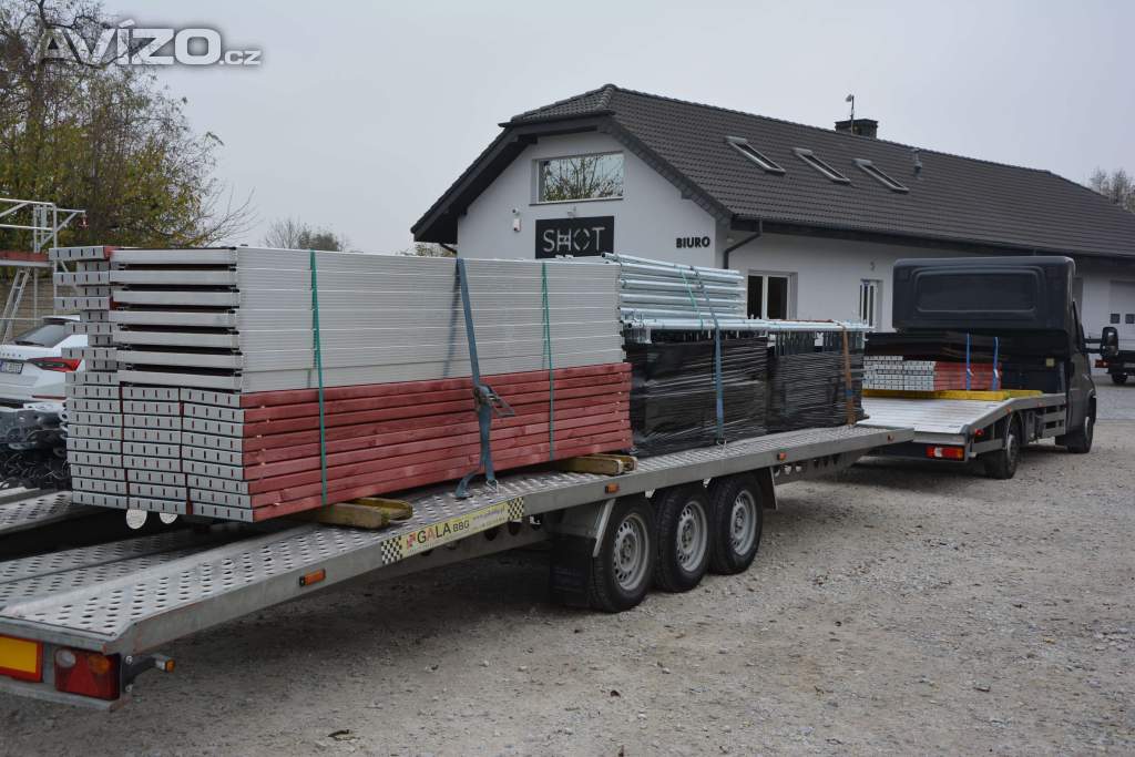 Foto inzerátu Ocelové lešení Plettac – nové, s dodávkou po celé ČR 8,3X15