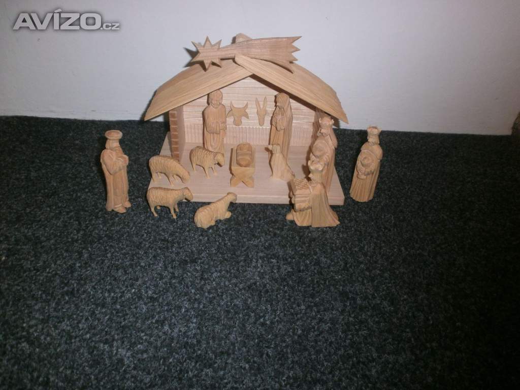 Foto inzerátu Dřevěný betlém 14A1