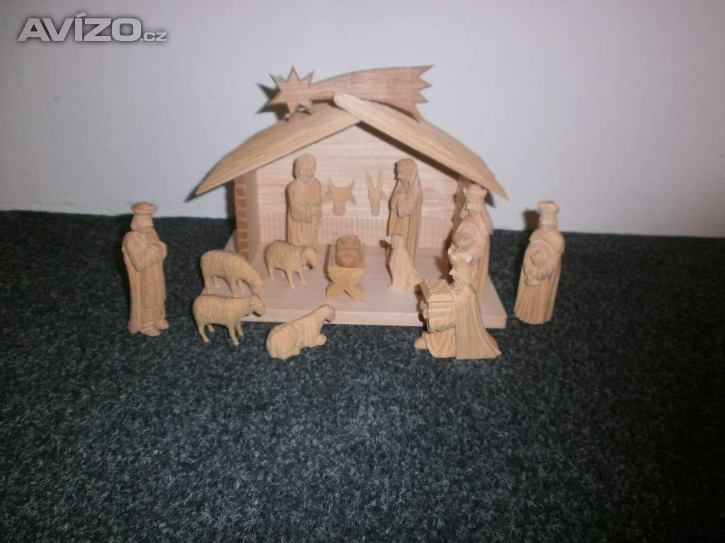 Foto inzerátu Dřevěný betlém 14A1
