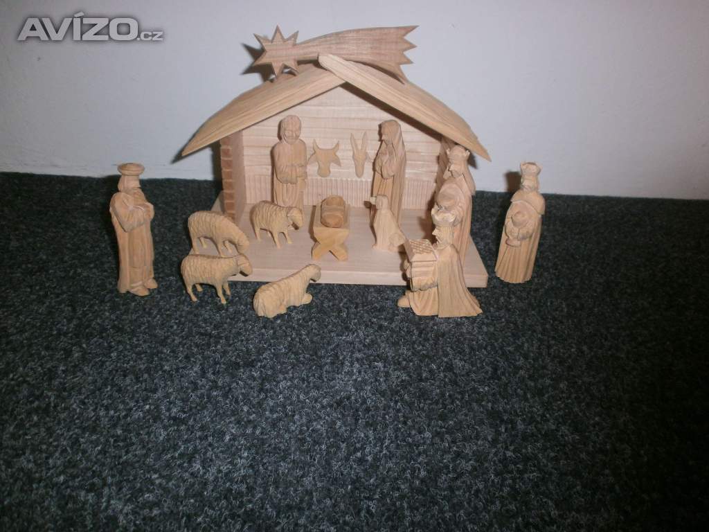 Foto inzerátu Dřevěný betlém 14A1
