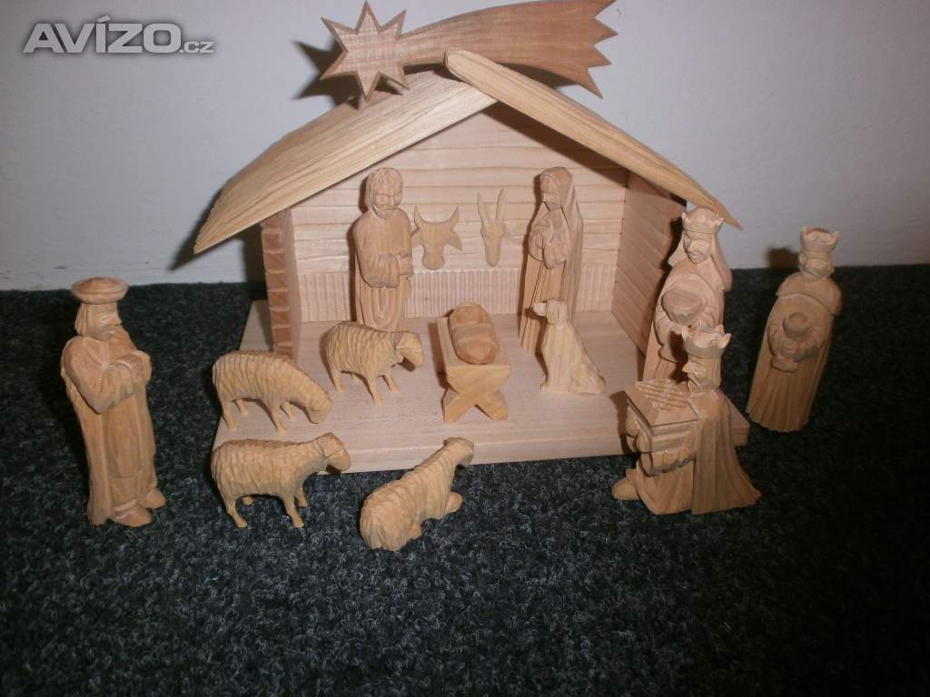 Foto inzerátu Dřevěný betlém 14A1