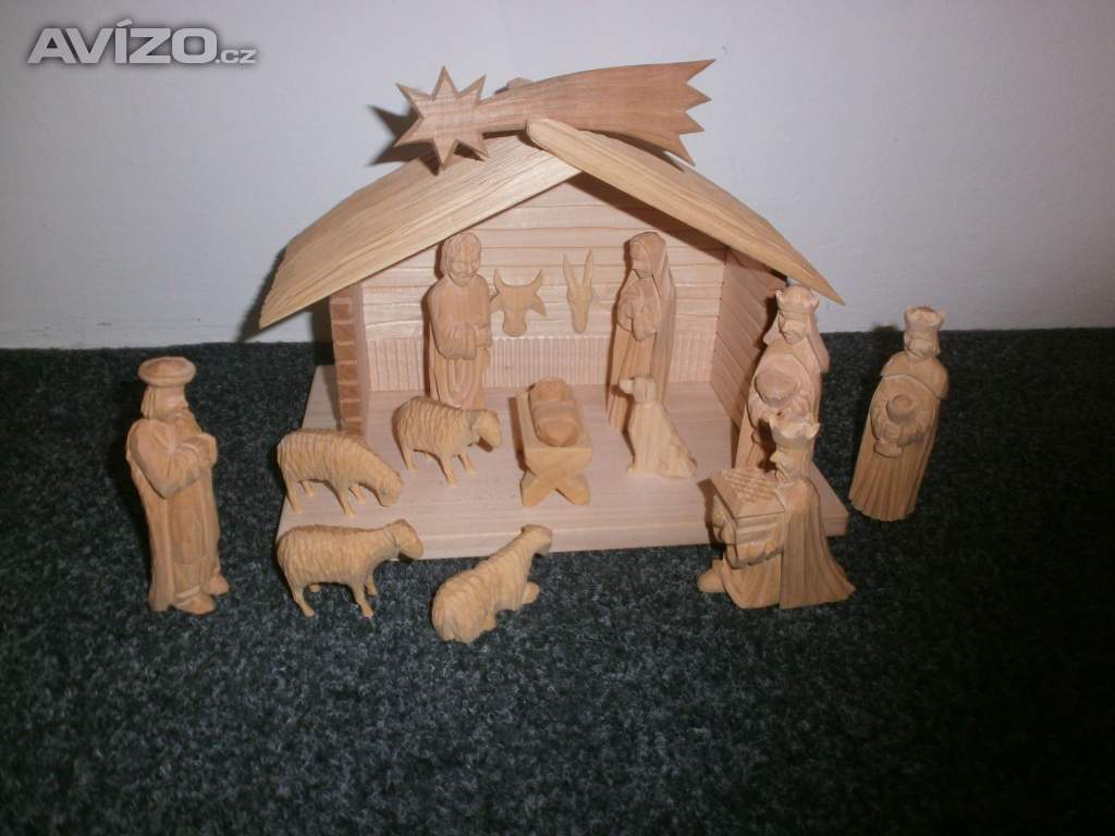 Foto inzerátu Dřevěný betlém 14A1