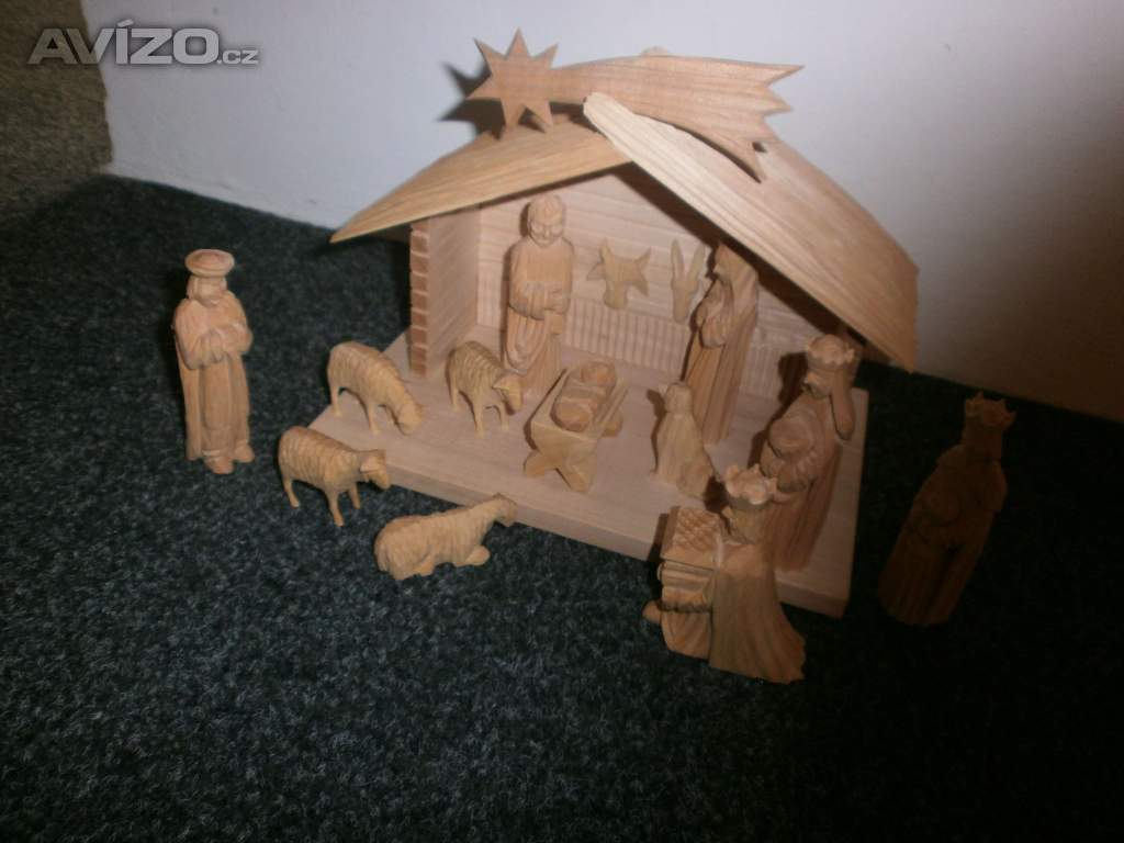 Foto inzerátu Dřevěný betlém 14A1