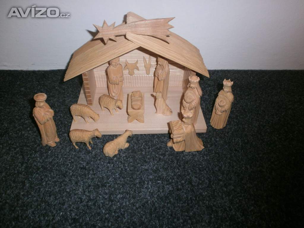 Foto inzerátu Dřevěný betlém 14A1